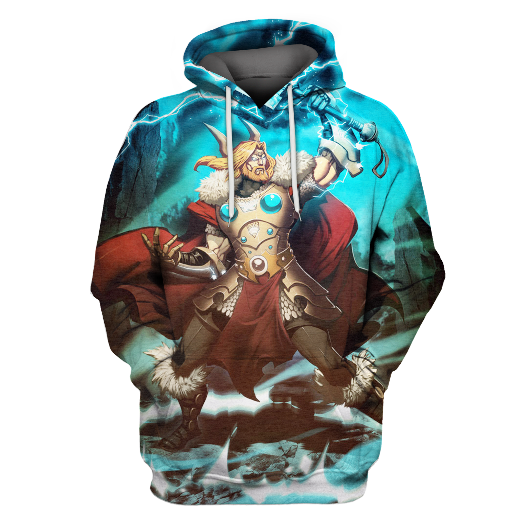 3D Thor Hoodie/Long Sleeve/T-shirt