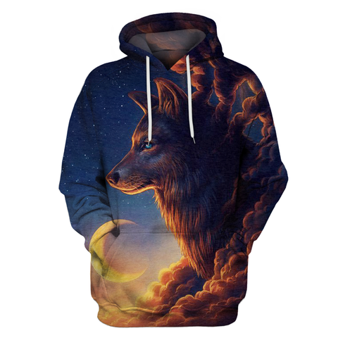 3D Wolf Hoodie/Long Sleeve/T-shirt W6