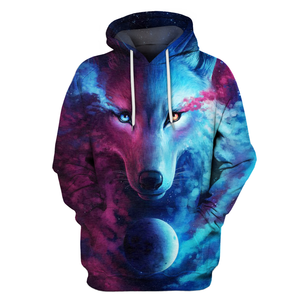 3D Wolf Hoodie/Long Sleeve/T-shirt W2