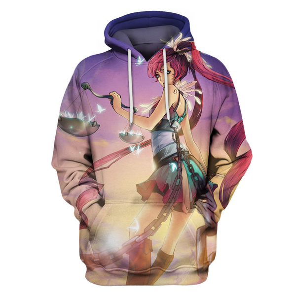 3D Libra Hoodie/Long Sleeve/T-shirt L1