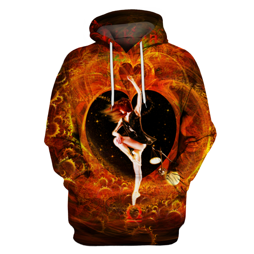 3D Libra Hoodie/Long Sleeve/T-shirt L12