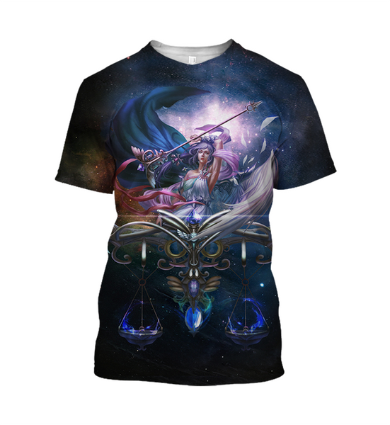 3D Libra Hoodie/Long Sleeve/T-shirt L8