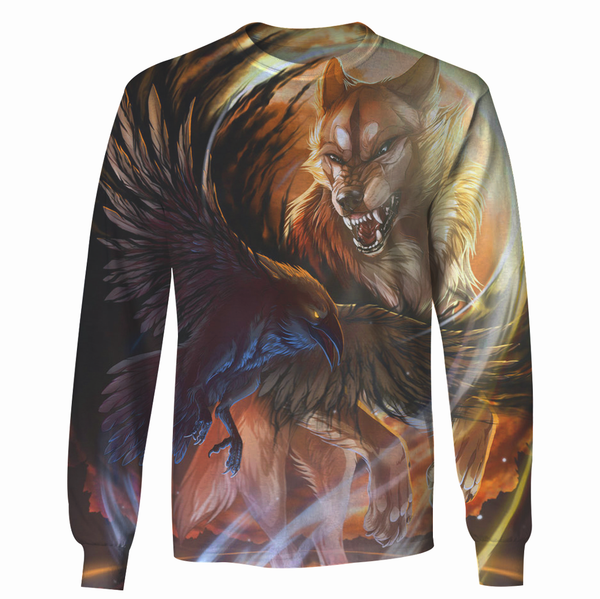 3D Wolf Hoodie/Long Sleeve/T-shirt W4