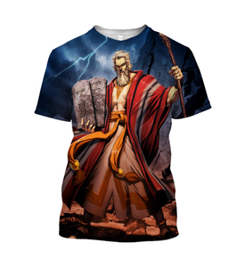 3D Moses Hoodie/Long Sleeve/T-shirt