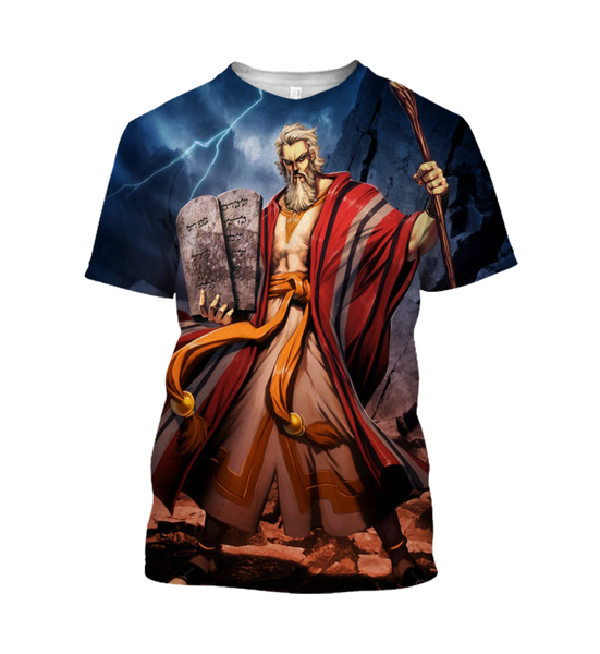 3D Moses Hoodie/Long Sleeve/T-shirt