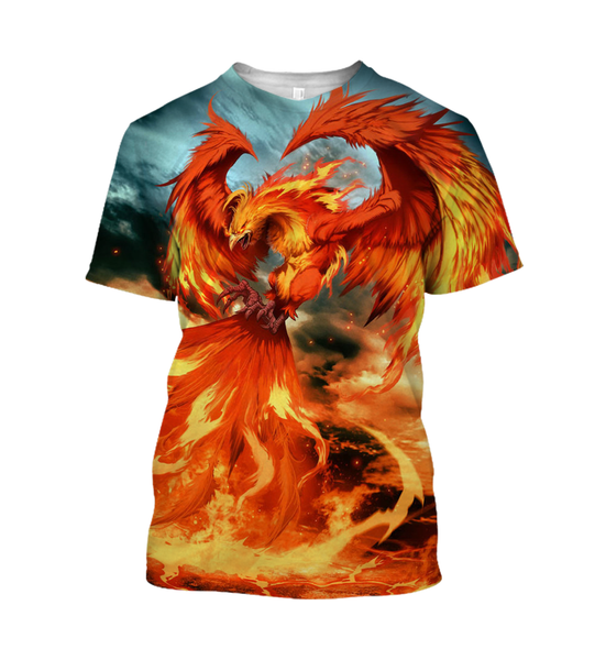 3D Phoenix Hoodie/Long Sleeve/T-shirt