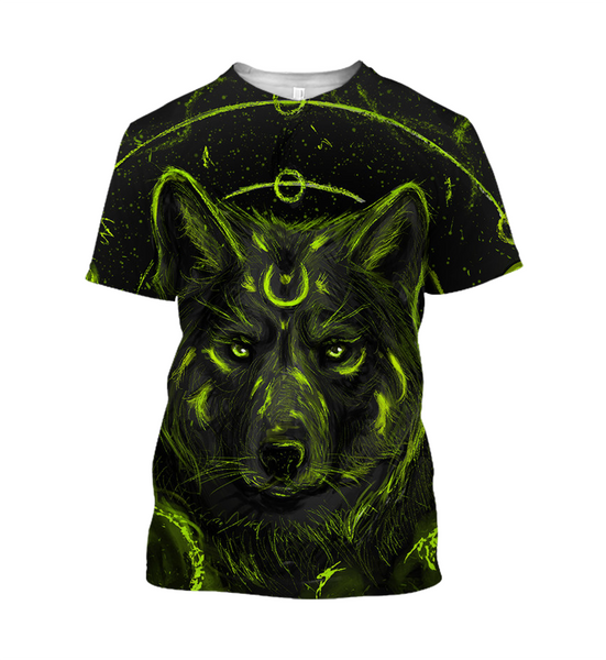 3D Wolf Hoodie/Long Sleeve/T-shirt W1