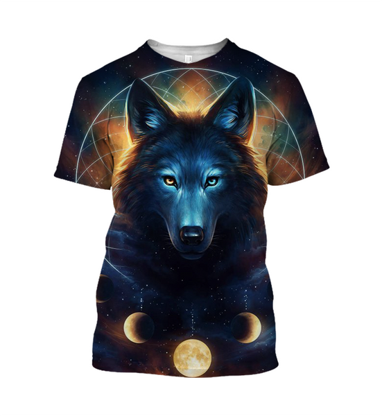 3D Wolf Hoodie/Long Sleeve/T-shirt W5